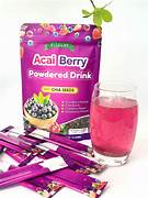 Acai Berry Drink with Chia Seeds 10x4gr Fitgum